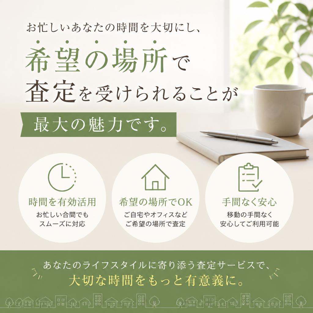 出張無料査定のメリット