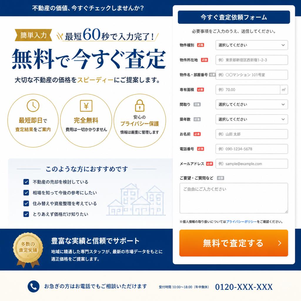 今すぐ査定依頼！