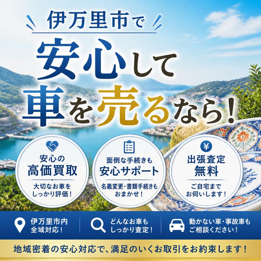 伊万里市で安心して車を売るなら！