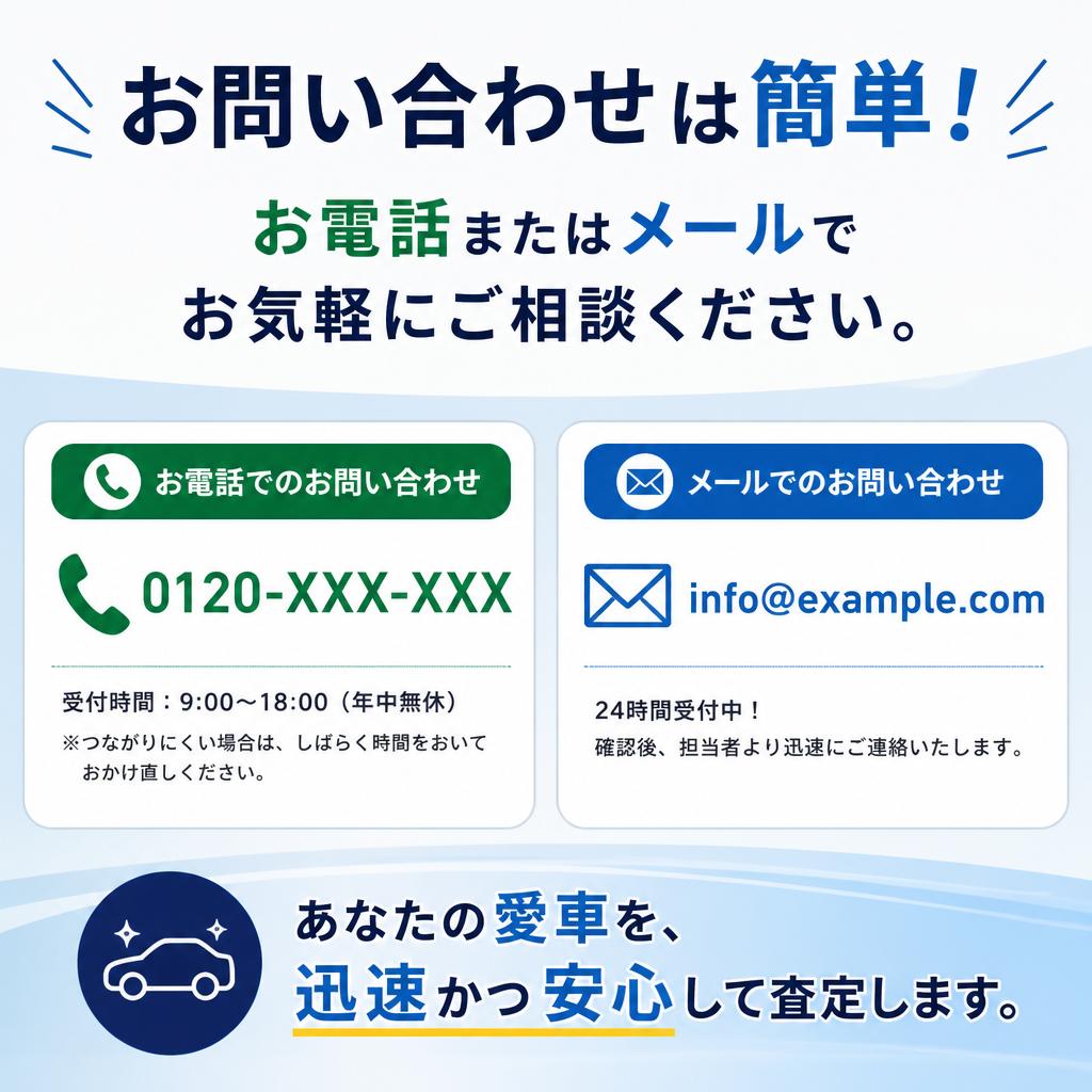 今すぐ査定依頼を！