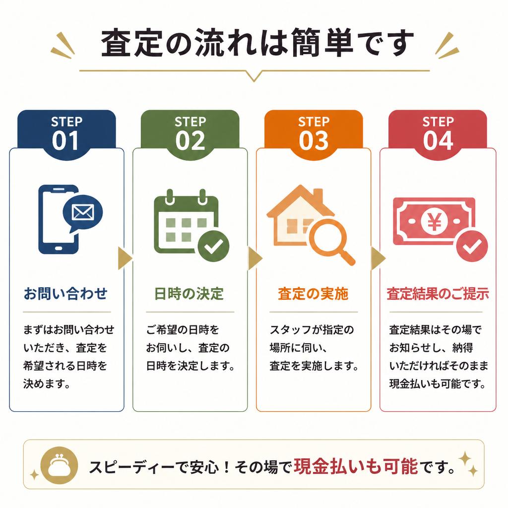 車両査定の流れを紹介！
