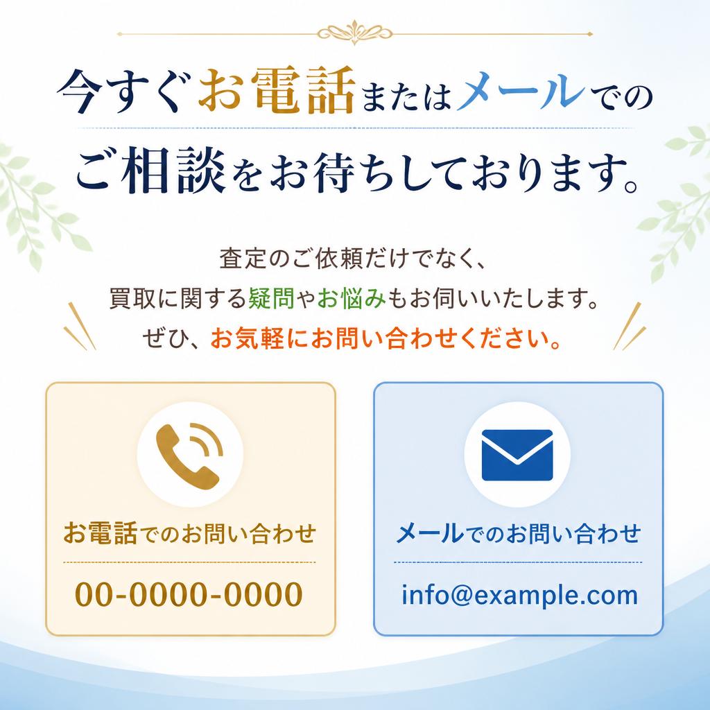 お気軽にお問い合わせを！