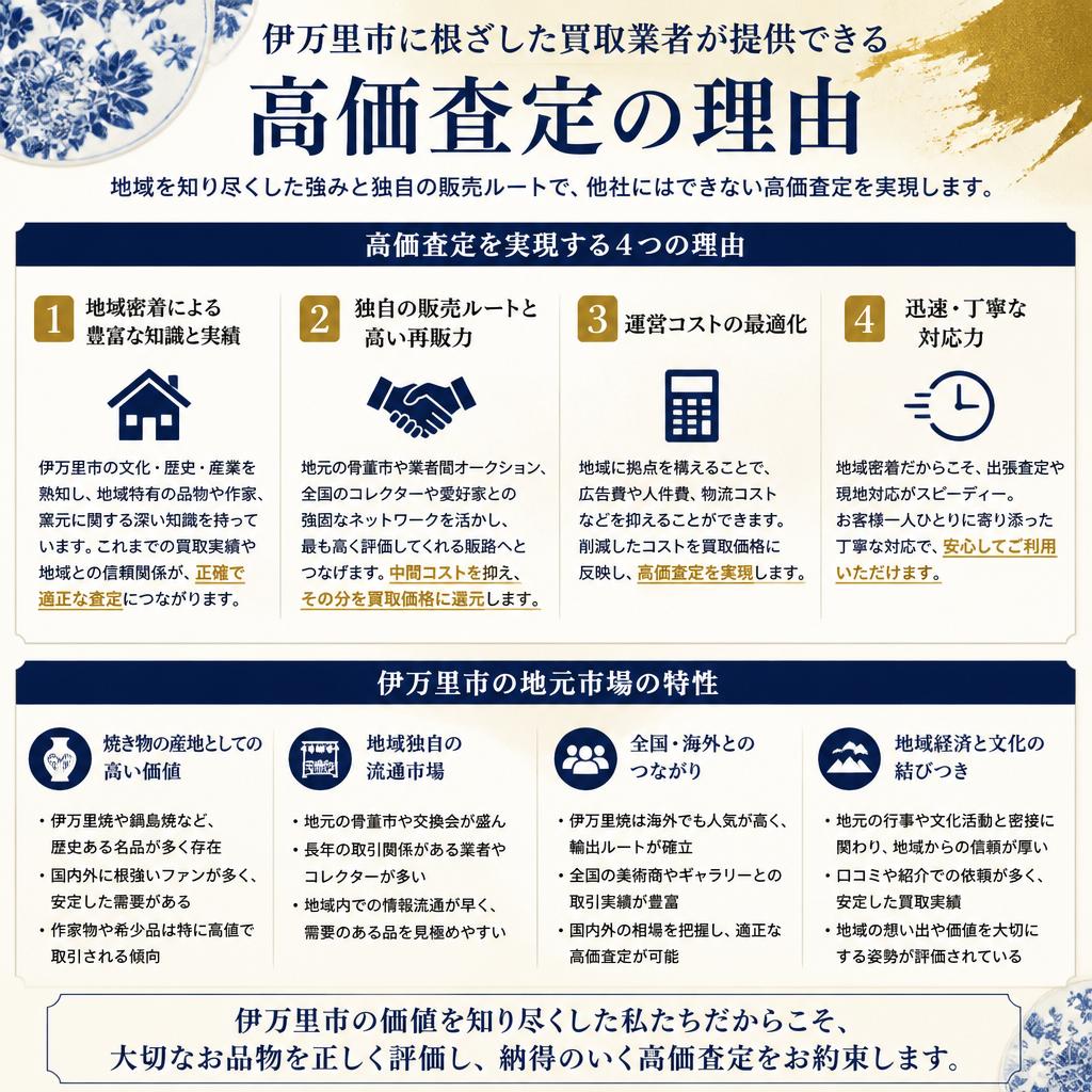 2. なぜ伊万里市で高価買取が可能なのか？