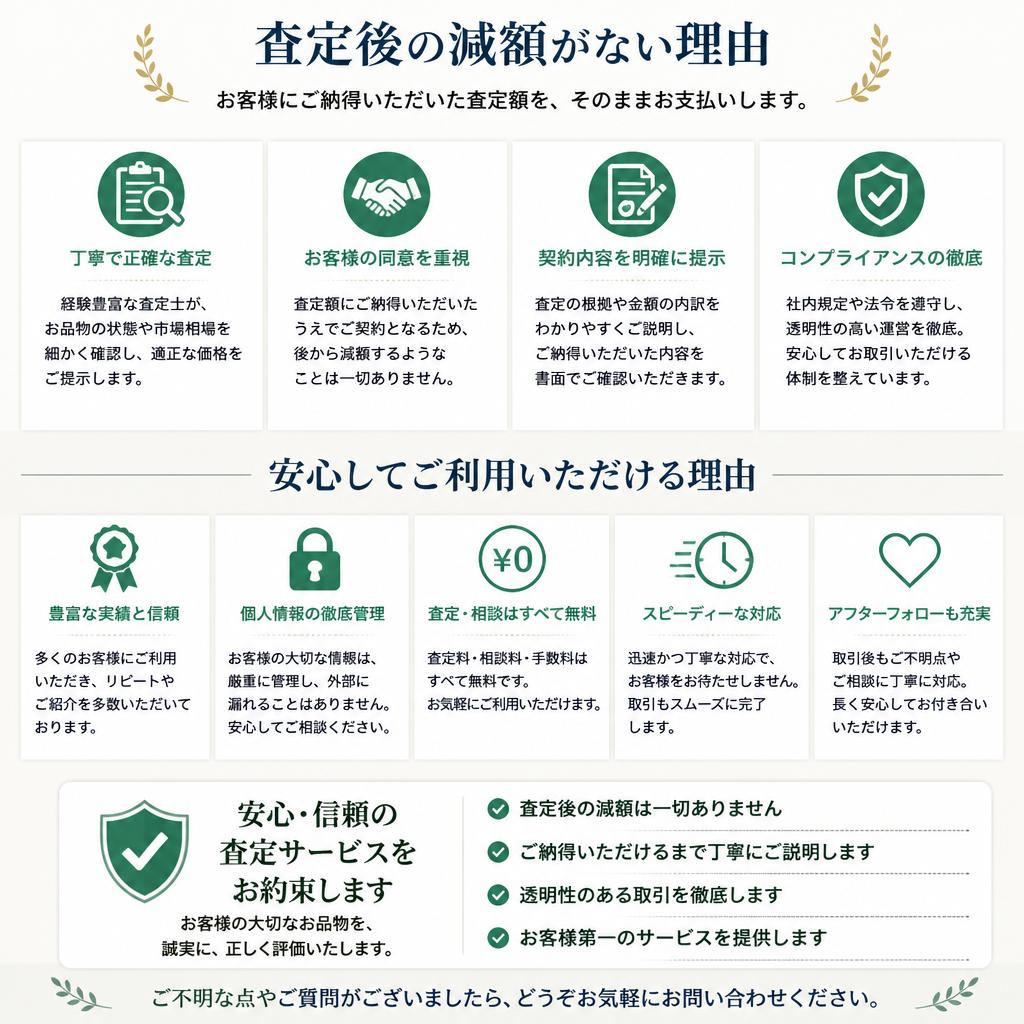 2. 安心の査定体制