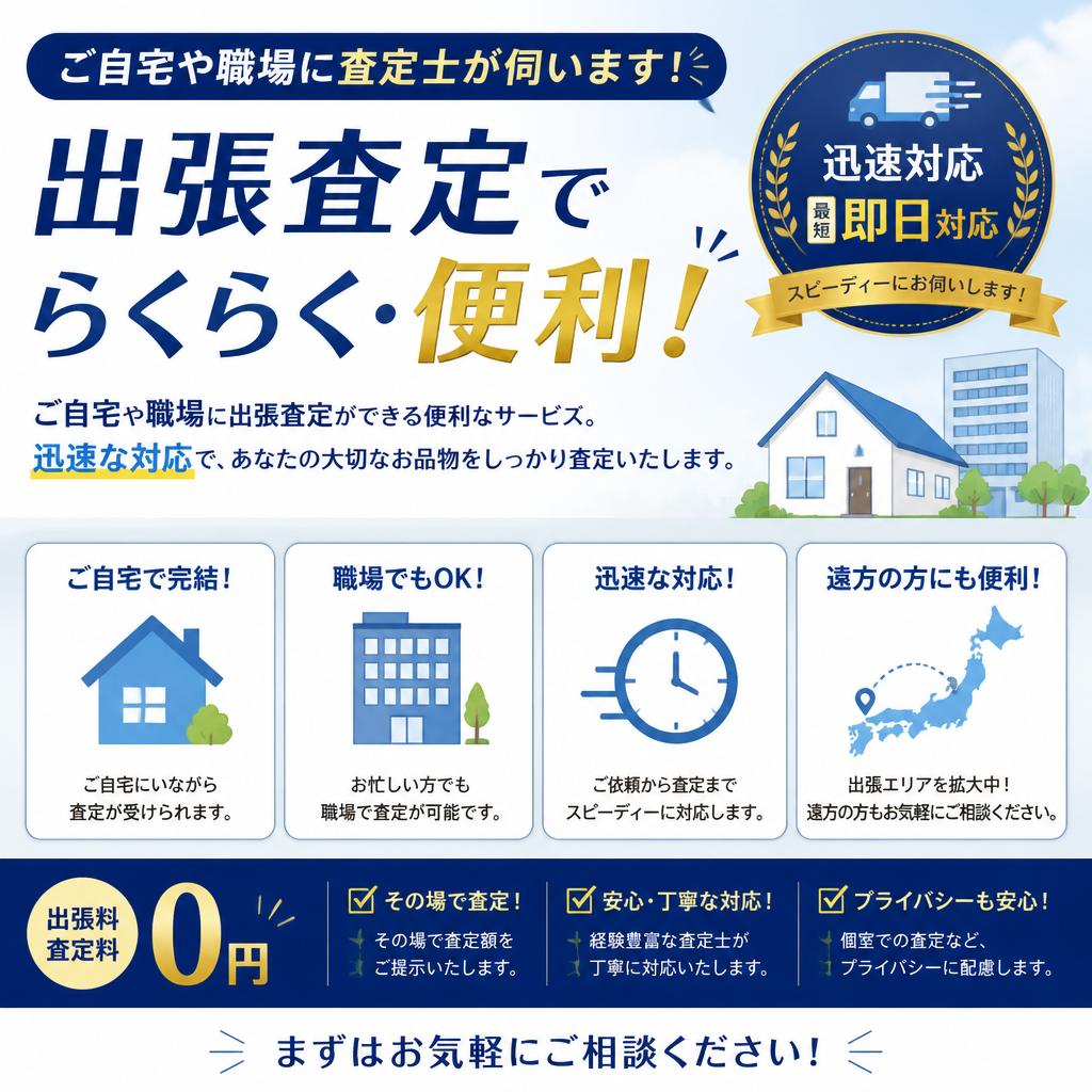 4. 出張無料査定の魅力