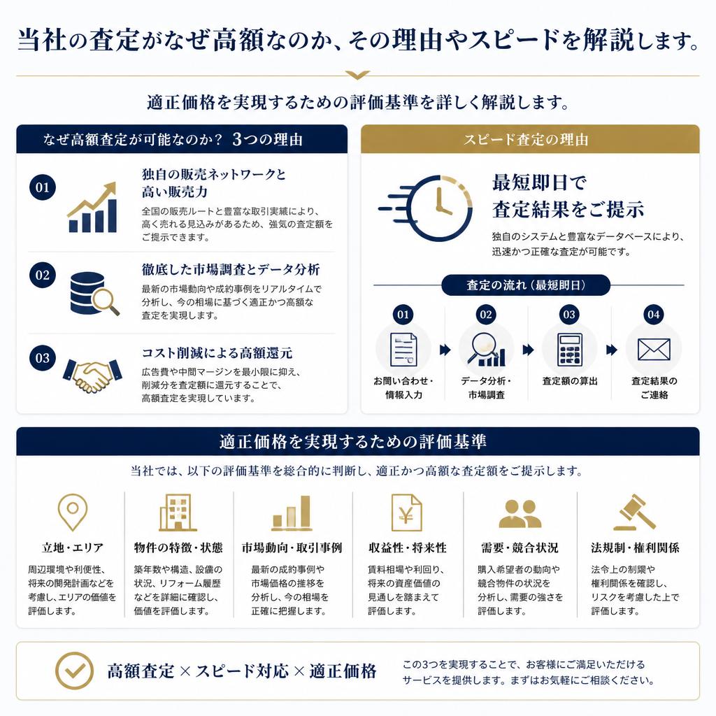 高額査定の理由とは?