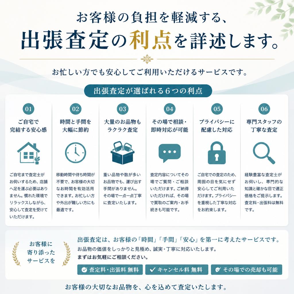 出張査定のメリット