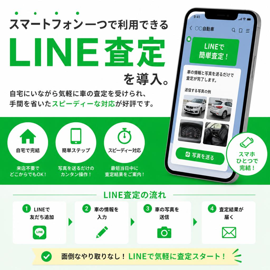 簡単！LINE査定のご案内