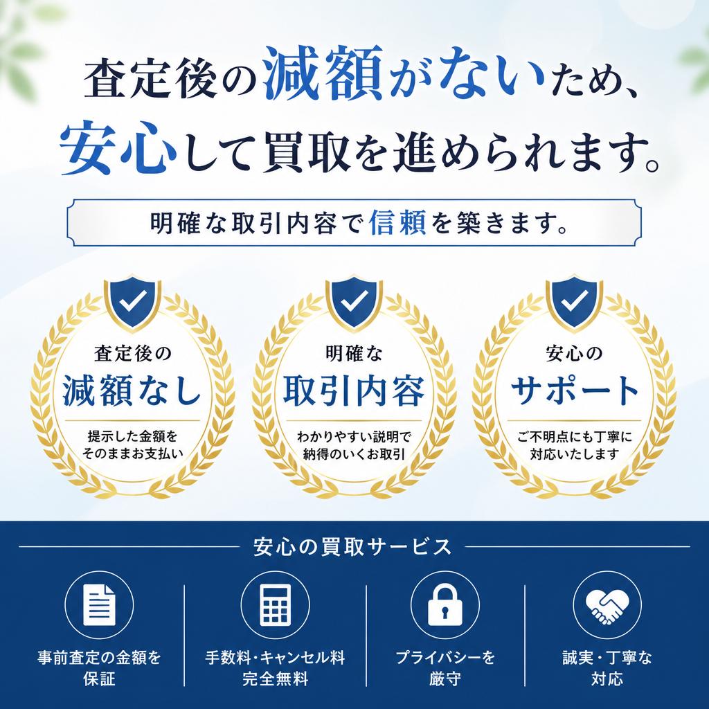 減額は一切なし