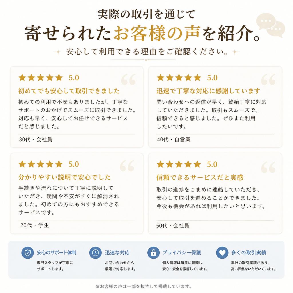 お客様の声