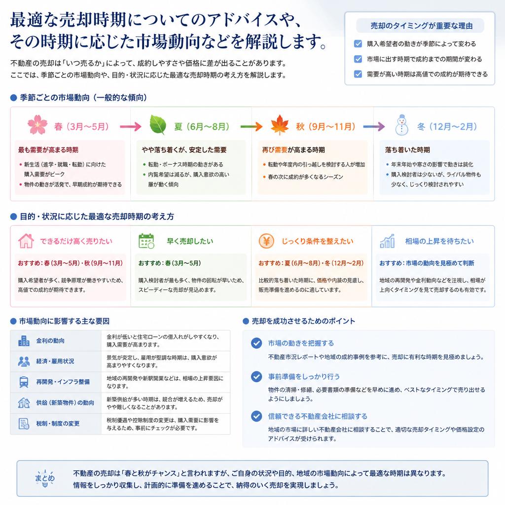 売却時期を考える