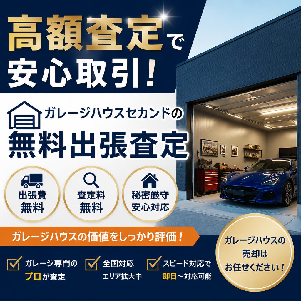 高額査定で安心取引！ガレージハウスセカンドの無料出張査定