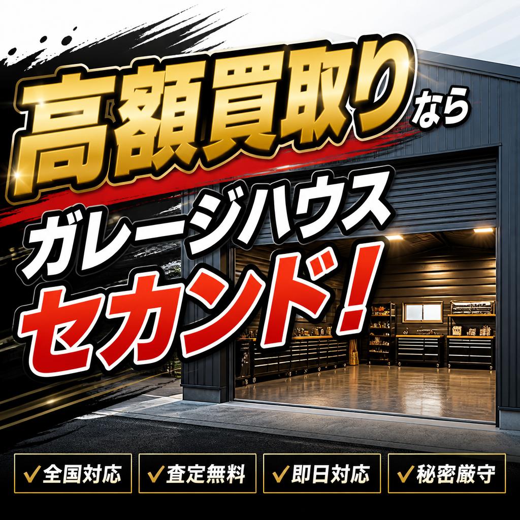 高額買取りならガレージハウスセカンド！