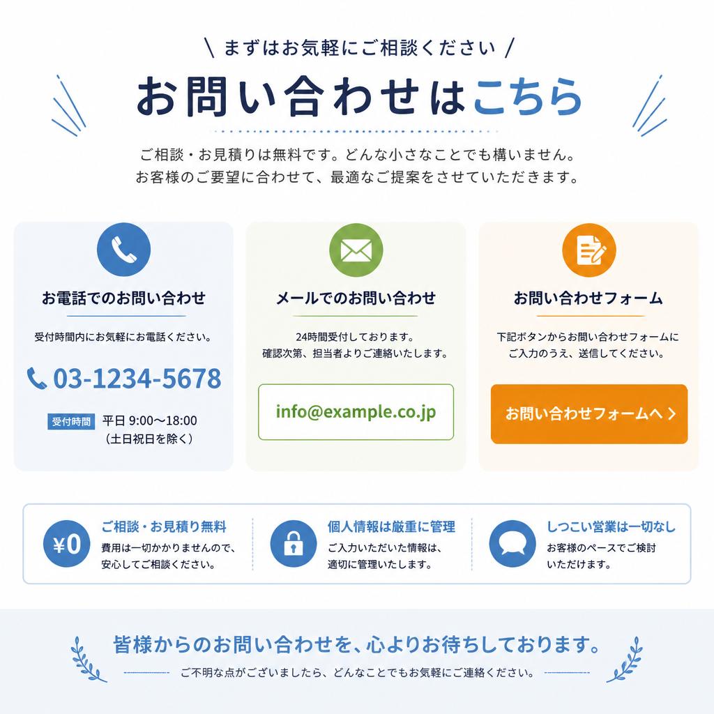お問い合わせはこちらから