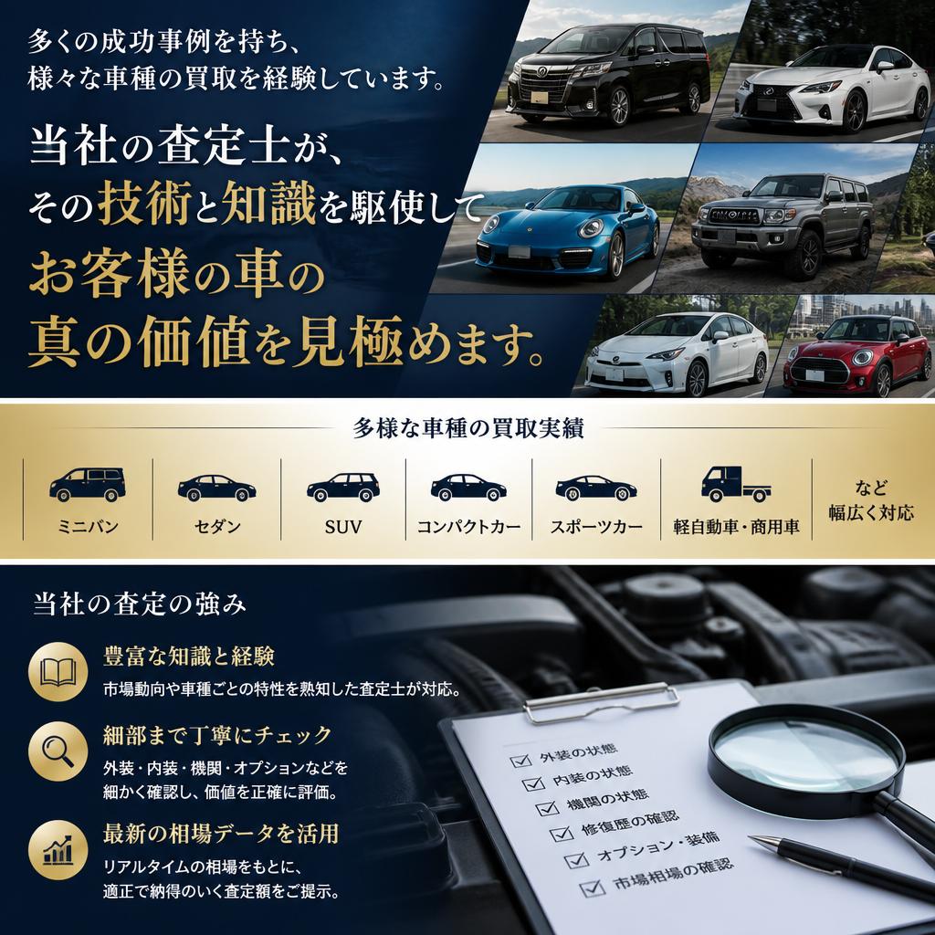 高級車・輸入車買取の実績
