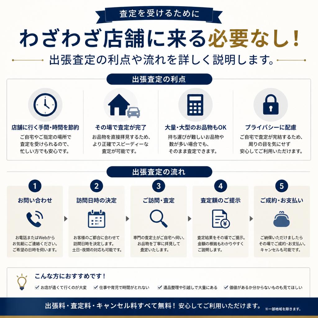 5. 出張無料査定サービスについて