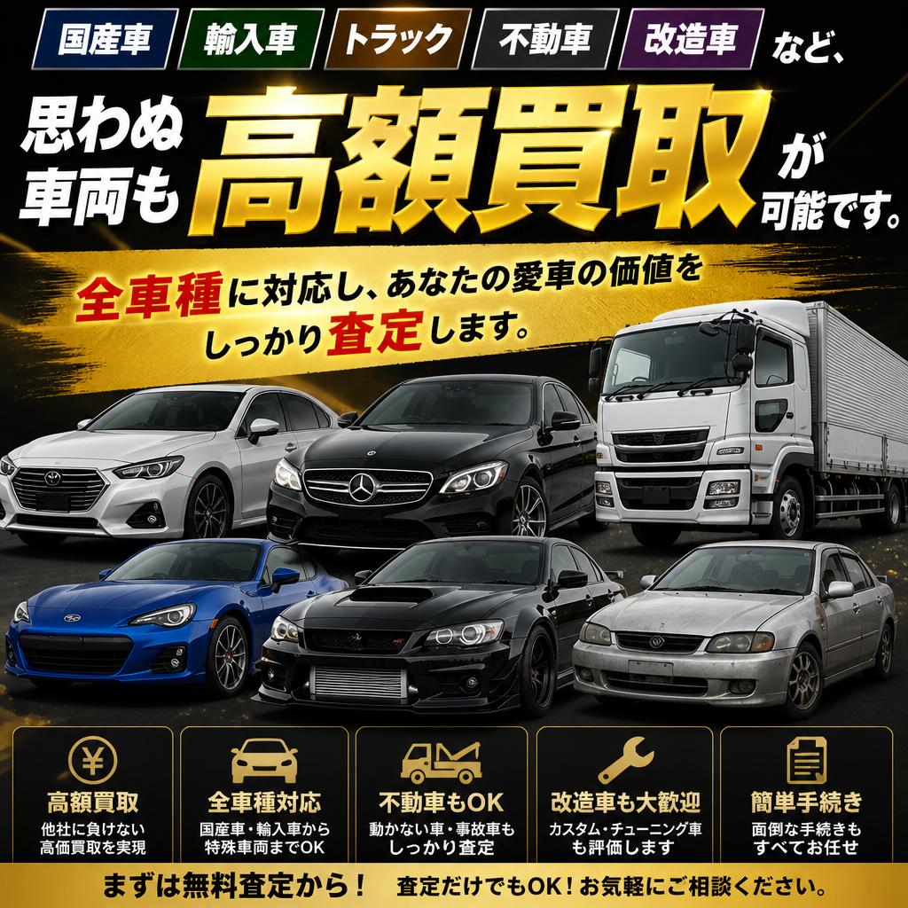 幅広い車種への対応