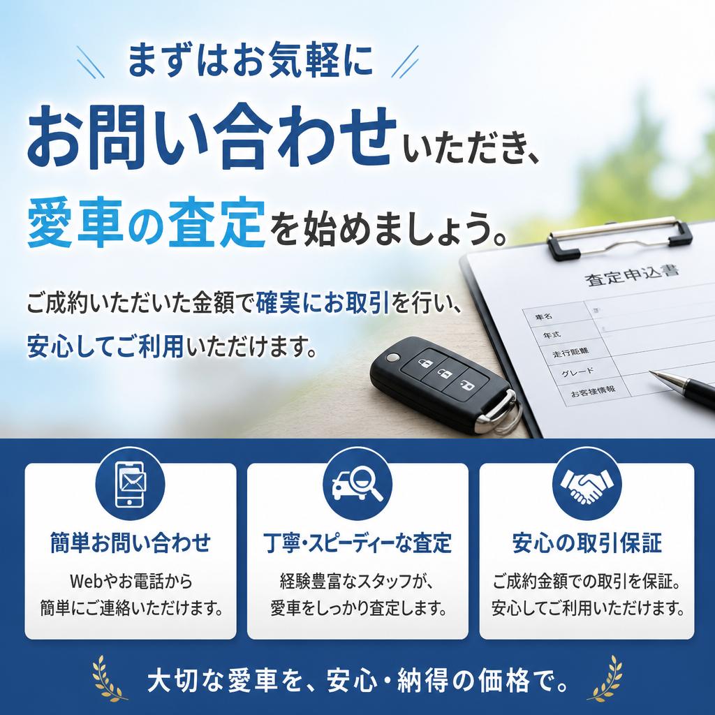 今すぐ無料査定を申し込もう！