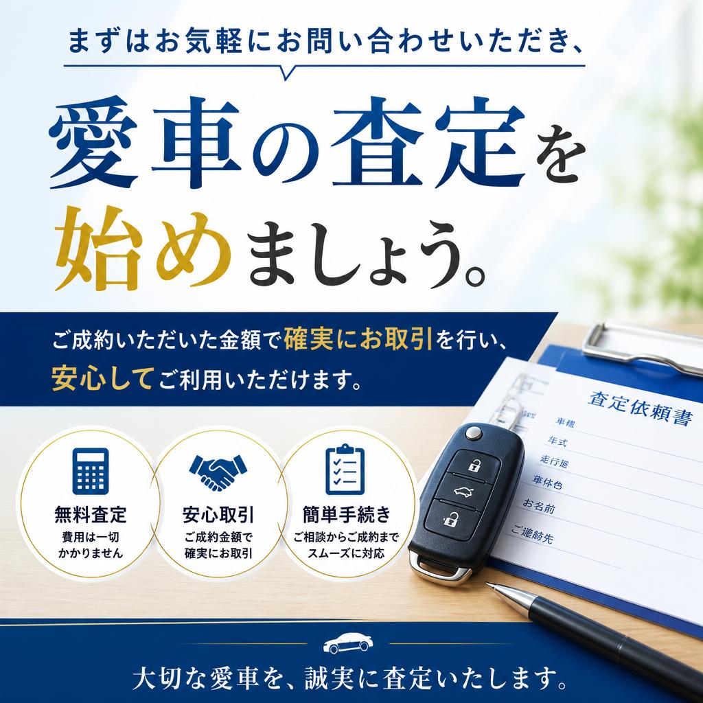 今すぐ無料査定を申し込もう！