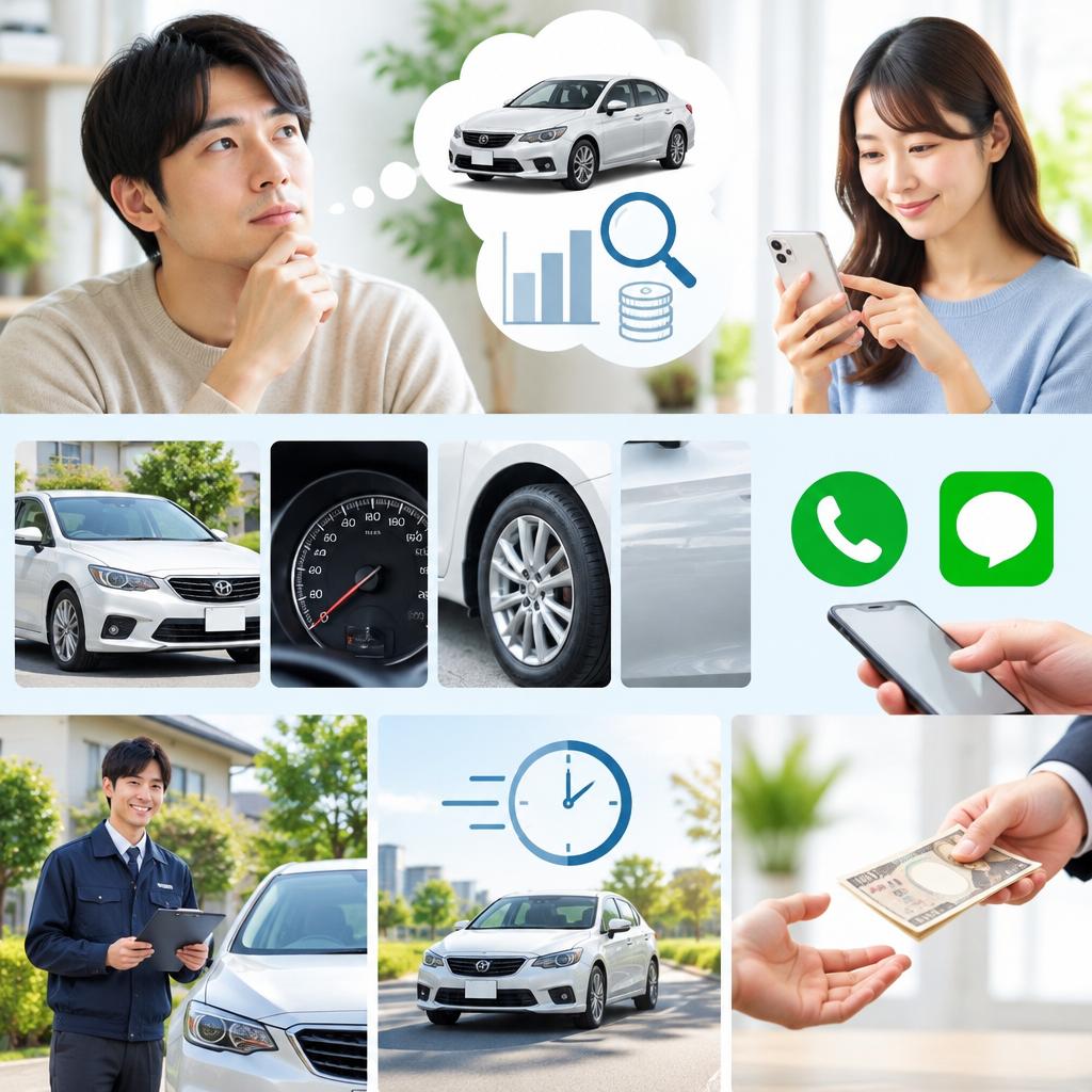 売るか迷っている段階でもOK。まずは愛車の価値を確認